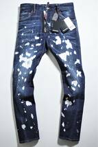 【新品/正規品】完売モデル 9.7万 44 Dsquared2 ディースクエアードSEXY TWIST JEAN S74LB0964 ラグジュアリー ストレッチ デニム_画像2