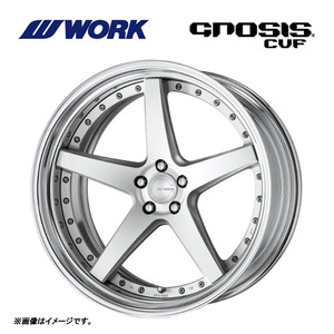 送料無料 ワーク GNOSIS CVF STEP RIM ミドルコンケイブ STANDARD Adisk 10J-21 +46～－32 5H-120 【4本セット 新品】