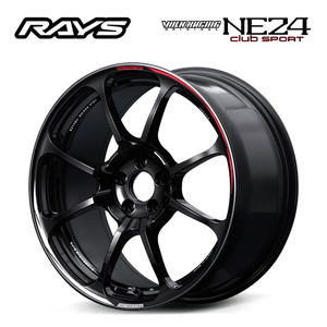 送料無料 レイズ VOLK RACING NE24 club sport 8.5J-18 +44 5H-114.3 (18インチ) 5H114.3 8.5J+44【4本セット 新品】