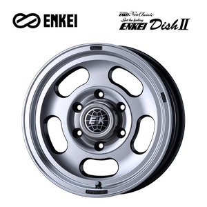 送料無料 エンケイ Neo Classic ENKEI Dish II 6J-15 +30 6H-139.7 (15インチ) 6H139.7 6J+30【4本セット 新品】