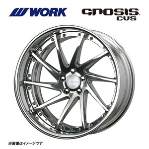 送料無料 ワーク GNOSIS CVS FULL REVERSE ディープコンケイブ STANDARD Hdisk (19インチ) 5H112 12J+61～－56【2本セット 新品】