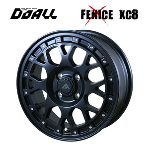 送料無料 ドゥオール FENICE X XC8 5J-14 +35 4H-100 (14インチ) 4H100 5J+35【2本セット 新品】