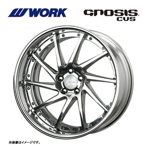 送料無料 ワーク GNOSIS CVS FULL REVERSE ミドルコンケイブ STANDARD Adisk 10J-20 －18～－40 5H-112 【1本単品 新品】