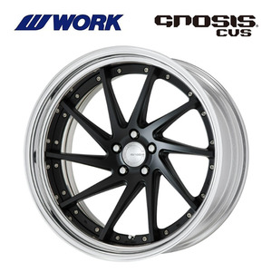 送料無料 ワーク GNOSIS CVS STEP RIM ディープコンケイブ STANDARD Hdisk 11J-22 +38～－60 5H-120 【4本セット 新品】