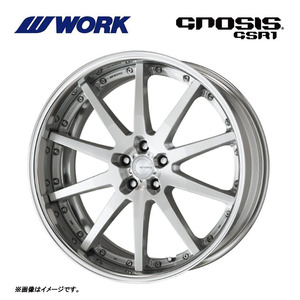 送料無料 ワーク GNOSIS GSR1 STANDARD Adisk 9.5J-22 +47～4 5H-130 【2本セット 新品】