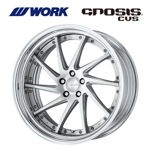 送料無料 ワーク GNOSIS CVS STEP RIM ミドルコンケイブ STANDARD Adisk 10J-21 +46～－32 5H-114.3 【4本セット 新品】