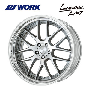 送料無料 ワーク Lanvec LM7 STEP RIM DEEP RIM Odisk 12.5J-20 +85～－39 5H-100 【2本セット 新品】