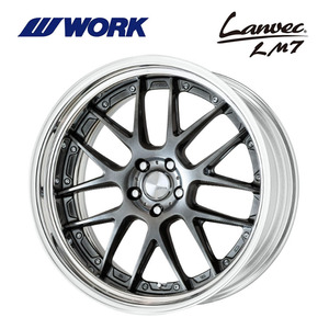 送料無料 ワーク Lanvec LM7 STEP RIM DEEP RIM Odisk 12J-19 +85～－31 5H-114.3 【2本セット 新品】