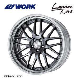 送料無料 ワーク Lanvec LM1 STEP RIM DEEP RIM Odisk 8J-20 +46～18 5H-114.3 (20インチ) 5H114.3 8J+46～18【1本単品 新品】