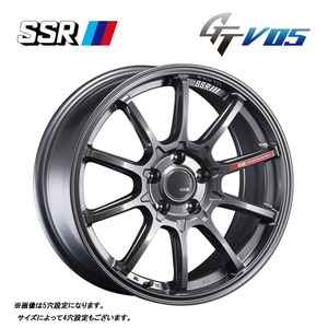 送料無料 SSR GTV 05 8J-18 +38 5H-114.3 (18インチ) 5H114.3 8J+38【1本単品 新品】