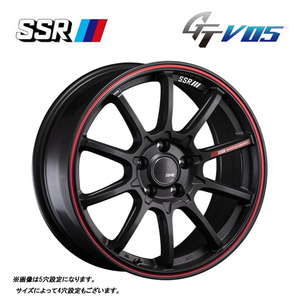 送料無料 SSR GTV 05 8J-18 +38 5H-114.3 (18インチ) 5H114.3 8J+38【4本セット 新品】