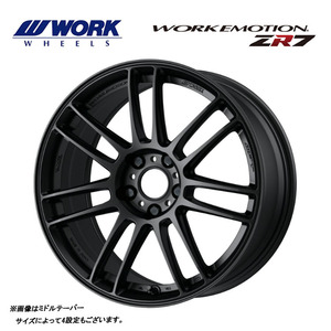 送料無料 ワーク WORK EMOTION ZR7 セミテーパー 7.5J-18 +47 5H-114.3 (18インチ) 5H114.3 7.5J+47【1本単品 新品】