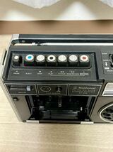 National ナショナル ラジカセ ラジオカセットレコーダー RQ-552 ラジオ受信OK 昭和 レトロ 当時物 FM SW MW SW029_画像4