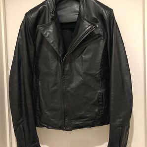 美品即決★incarnationインカネーションGUIDIオイルカーフレザーWライダース黒S