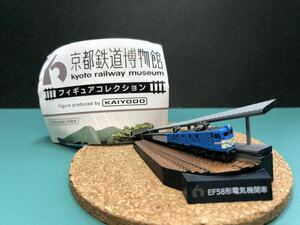 【EF58形電気機関車】 京都鉄道博物館 フィギュアコレクション ジオラマフィギュア 情景 海洋堂 KAIYODO