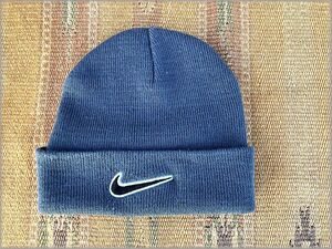 * Nike 90s knit cap Beanie sushu* inspection Vintage hat hat hip-hop Logo 