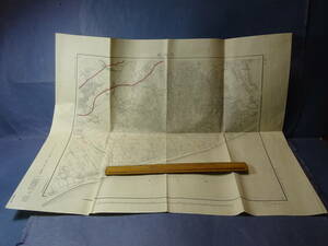 （８−１０）古地図　徳川家康の墓所　「久能山東照宮」も載っています。明治２７年発行の地図「久能山」です。