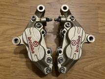 ブレンボ（Brembo）4POTフロントキャリパーセット　100mmピッチ　XJR1300 XJR1200 イナズマ インパルスなど　ブレーキパッドおまけ_画像5