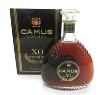 【1-156】CAMUS XO SUPERIOR COGNAC カミュ スペリオール コニャック 100cl 1000ml 1L 40% 箱付 未開栓 洋酒 古酒_画像1