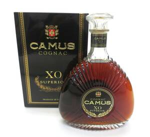 【1-156】CAMUS XO SUPERIOR COGNAC カミュ スペリオール コニャック 100cl 1000ml 1L 40% 箱付 未開栓 洋酒 古酒