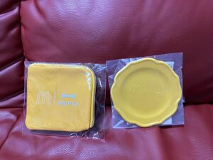  новый товар!2024 год McDonald's лотерейный мешок монета сумка & Mini plate 