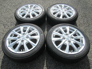 中古タイヤ☆155/55-14 155/55R14 ウェッズ ジョーカー 5.5J+38 100 4H Kカーカスタムに☆