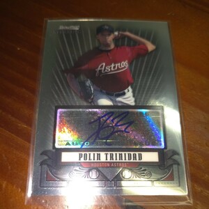 2008 bowmanstarling polin trinidad autograph