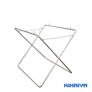 KIKAIYA フレコンスタンド 折りたたみ式 折り畳み スチール フレコン 1100×1100規格 （個人様は営業所止め）