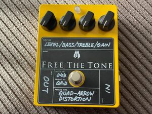 Free The Tone Custom Shop Quad Arrow Distortion QA-2 【シリアル44】