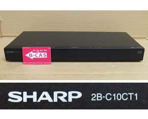Ra03 シャープ 2B-C10CT1 BD/DVD/HDDレコーダー 中古動作品