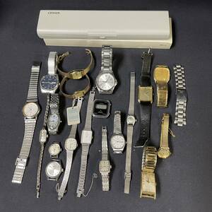 SEIKO CITIZEN カシオ 腕時計 19点まとめ 動作未確認 手巻き セイコー シチズン クォーツ デッドストック メンズ レディース メッキ