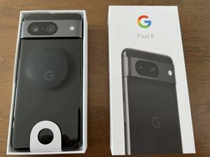 【未使用】「Google Pixel 8 」Obsidian・256 GB/「ポーチ」と「記念ピンバッチ」付き/googleストア購入