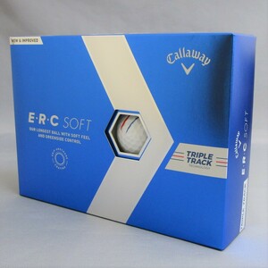 Callaway ERC ソフト ホワイト 1箱 12球 日本仕様 2023年 キャロウェイ トリプルトラック 3本ライン アライメント 3ピース 