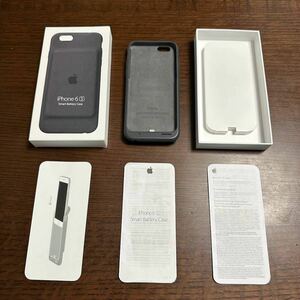 【Apple 純正・箱付き】アップル iPhone 6s / 6 Smart Battery Case スマートバッテリーケース チャコールグレー