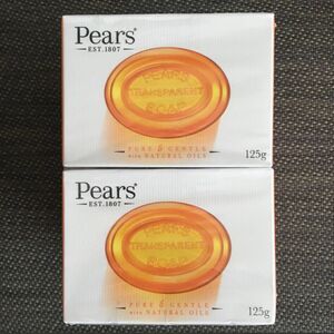 イギリス Pears グリセリンソープ 低刺激 石鹸 洗顔 2個 Boots