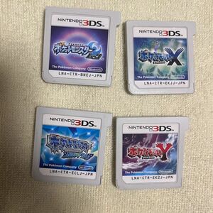 ポケットモンスター　3DS XY ムーン　アルファサファイア　4つセット