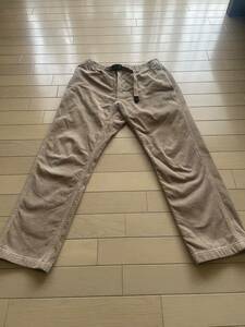 GRAMICCI CORDUROY NN-PANTS JUST CUT メンズ Mサイズ BEIGE グラミチ コーデュロイ ニューナローパンツ 