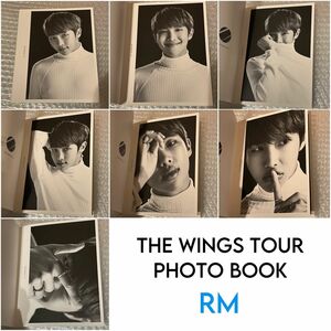 【ナムジュン】BTS THE WINGS TOUR PHOTO BOOK フォトブック ポストカード フェイスフォト