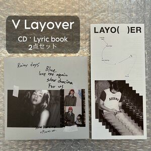 BTS V Layover 未再生 CD Lyric book 歌詞カード テヒョン テテ ソロ アルバム