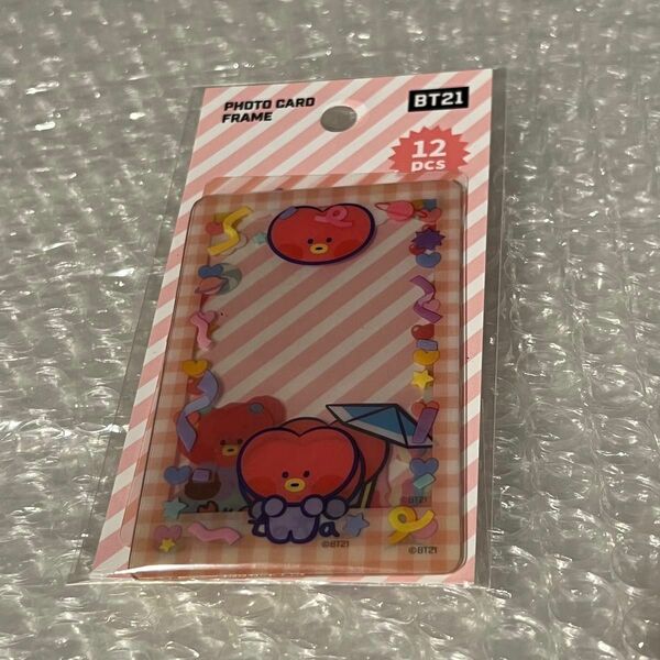 BTS BT21 minini トレカ フォトカード フレーム TATA テヒョン テテ V