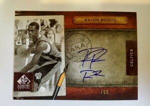 upper deck rajon rondo auto /50 ラジョン・ロンド サイン 50枚限定 送料無料