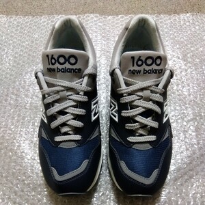 New Balance CM1600LV US9.5 ニューバランス 1600 ネイビー 27.5cm 中古品・2022年発売・合成皮、合成繊維・箱、商品タグあり・送料無料