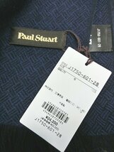 ■Paul Stuartポールスチュアート パケ柄シルケットウールストール/ネイビー24,200円■_画像6