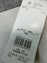 ■トランスワーク大きいサイズ46ファインウールレイヤード風ハイネックニット/グレー23,100円■_画像9