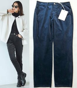 ■23区DENIM大きいサイズ48今季新作ベルベットストレッチスキニーパンツ20,020円■