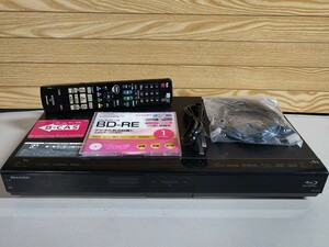 500GB★SHARP AQUOS BD-S520★13年★レコーダー★ B-CASカード ★地デジ/BS/CS★ ダビング10対応、完動品 動作保証 ★（0856）