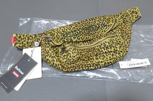 20ss Supreme Barbour Waxed Cotton Waist Bag Leopard