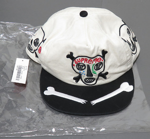 21ss Supreme Clayton Patterson Skulls 5-Panel White