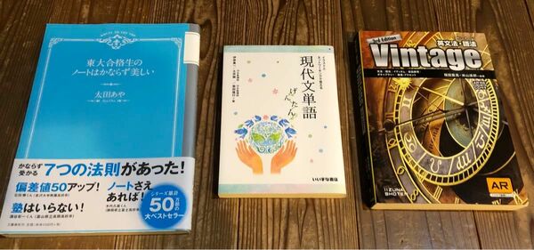 東大合格生のノートはかならず美しい　現代文単語　英文法、語法Vintage