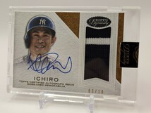 【10枚限定:未開封】イチロー/2016/Topps/Dynasty/直書き・直筆サイン/GAME-USED MEMORABILIA/ヤンキース_画像2